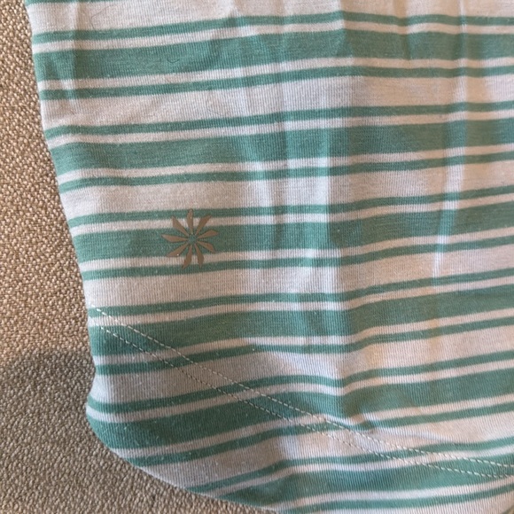 Striped Athleta Girl Top Size 12 - Picture 3 of 4